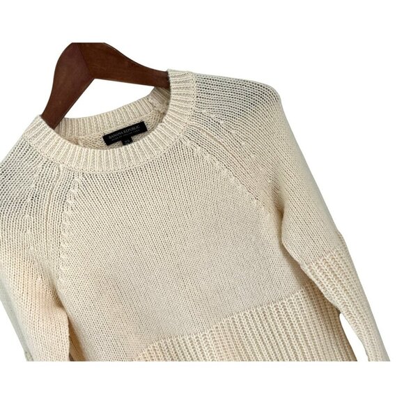 Banana Republic Italian Yarn Chunky Ribbed Knit Crewneck Size XSmall - Picture 4 of 9